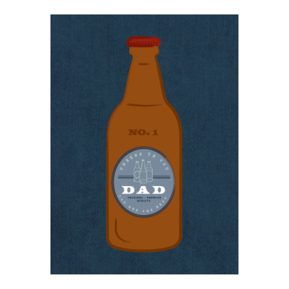 Greeting Card - FOR HIM - Cheers Dad